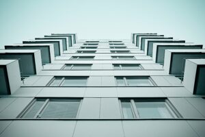 white painted concrete building