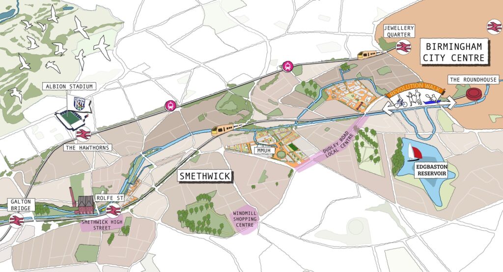 Plan announced for major regeneration of Smethwick to Birmingham corridor