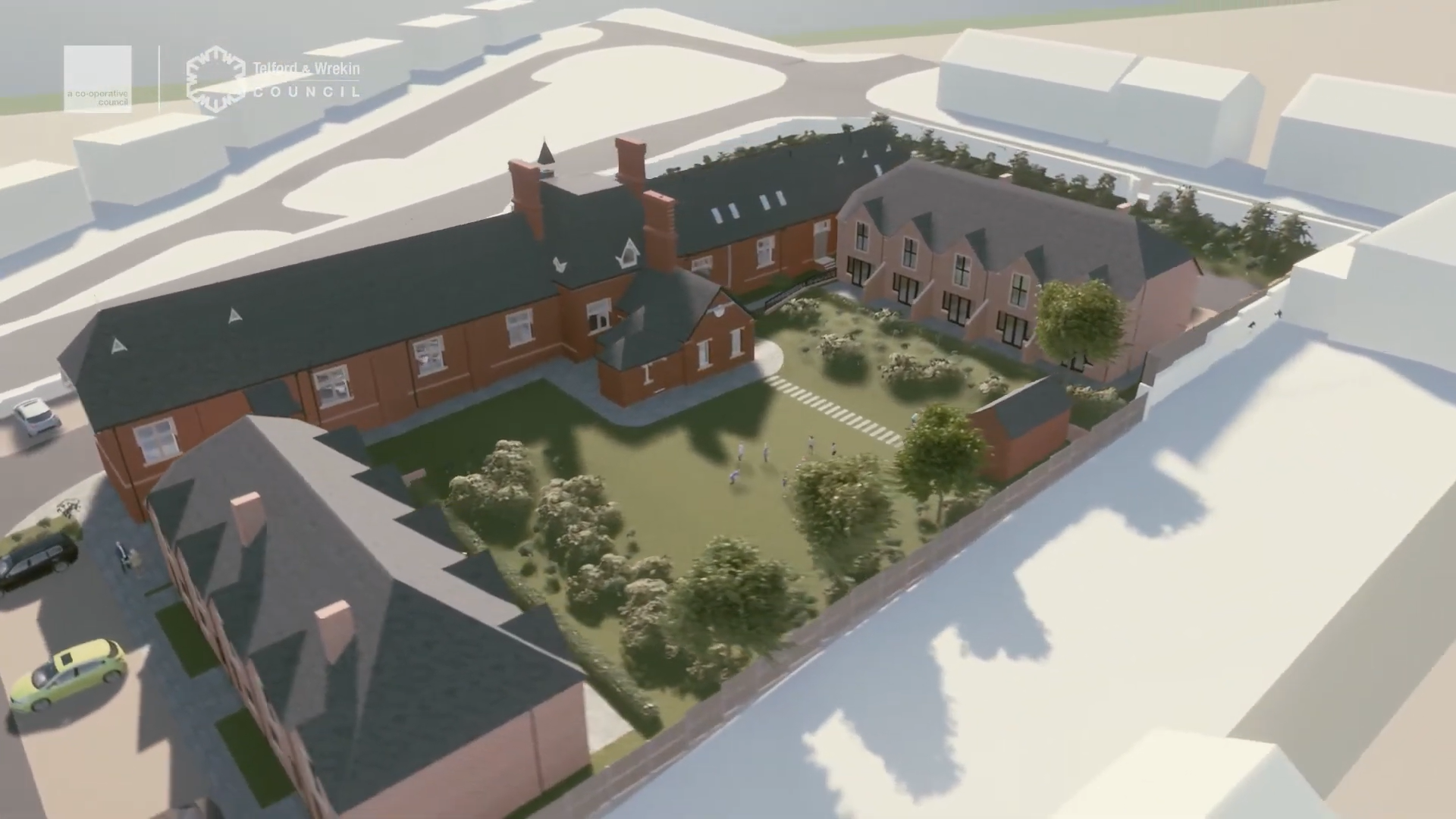 Renovations on heritage Gower building in Telford begin