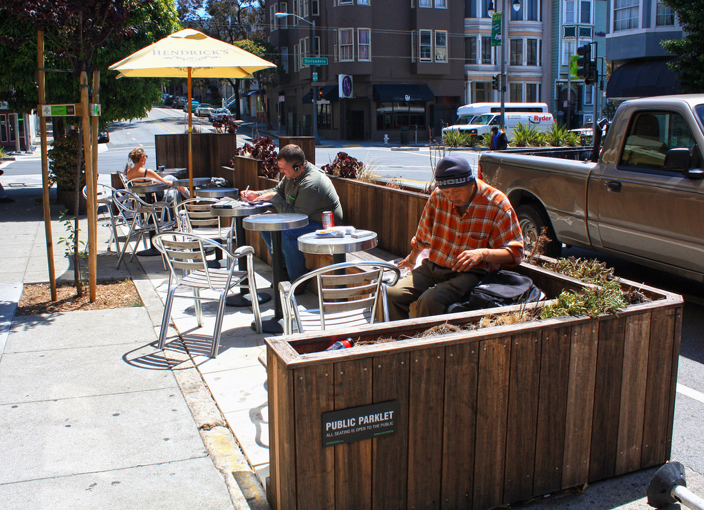 A guide to parklets, for community groups and local authorities